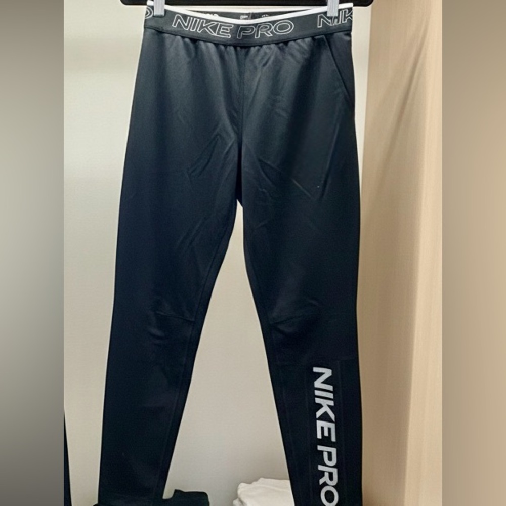 Nike Black Performance Gear Compression Tights Pa… - image 7